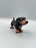 Dachshund 3-D printed decor figurine Lightweight Dog