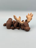 3D printed Moose figurine decor