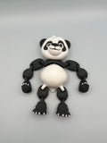 Hanging panda 3D printed figurine decor