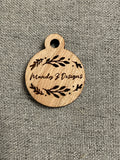 Custom wood tags/ keychains