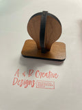 Rubber Stamp With Wood Handle