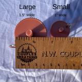 Studded tumbler keychain