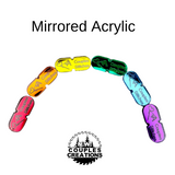Mirrored Acrylic Customizable Pompom Keepers