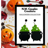 Acrylic Halloween earrings