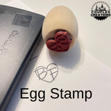 Rubber Stamp with Acrylic handle