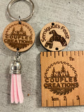Custom wood tags/ keychains