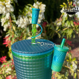 Studded tumbler keychain