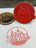 Rubber Stamp With Wood Handle