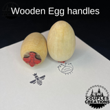 Rubber Stamp with Acrylic handle
