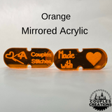 Mirrored Acrylic Customizable Pompom Keepers
