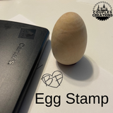 Rubber Stamp With Wood Handle
