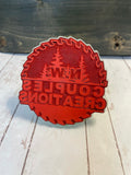 Rubber Stamp with Acrylic handle