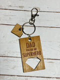 Dad Keychains- Super Hero