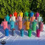 Studded tumbler keychain