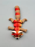 Red Panda 3-D printed multicolor figurine decor