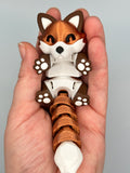 Fox 3D printed decor figurines