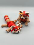 Red Panda 3-D printed multicolor figurine decor