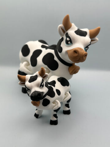 Cow 3D figure Decor Gift Figurine