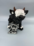 Highland Cow Ornaments 3D printed, multiple colors Hangable