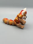 Red Panda 3-D printed multicolor figurine decor