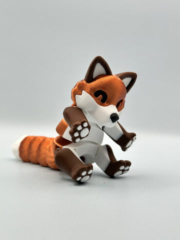 Fox 3D printed decor figurines