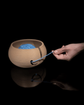 Wood Grain Yarn Bowl & Hook