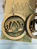 TEARDROP WOOD EARRING BLANKS