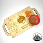 Santa snack serving tray