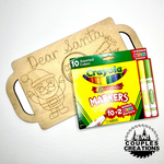 Santa snack serving tray
