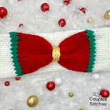 Christmas Thin Knitted ear warmers / Headband