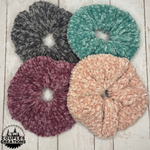 Velvet Knitted Scrunchies