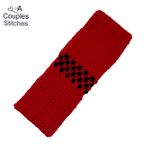 Valentines Day- Thin Knitted ear warmers / Headband
