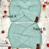 Knitted ear warmers
