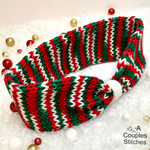 Christmas Thin Knitted ear warmers / Headband