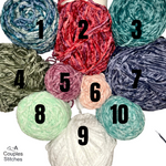 Velvet Knitted Scrunchies