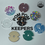 Patterned-Removable Pom Keeper Buttons