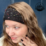 Color Stripe Thin Knitted ear warmers / Headband