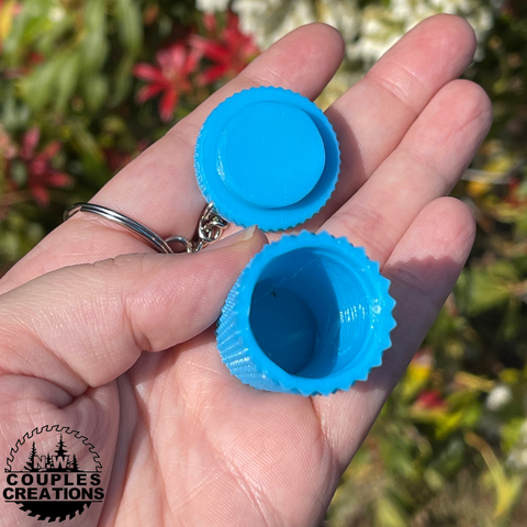 Miniature Studded Tumbler Keychains (Black),58 mm at