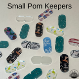 Patterned-Removable Pom Keeper Buttons