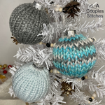 Knitted Ornament bulbs