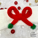 Christmas Thin Knitted ear warmers / Headband