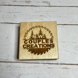 Rubber Stamp With Wood Handle