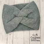 Knitted ear warmers