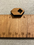 MACRAME WOOD EARRING BLANKS 2