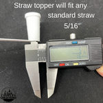 Studded Tumbler Straw Toppers