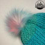 Retro Stripes Brimmed Beanie