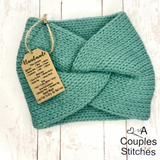 Knitted ear warmers