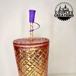Studded Tumbler Straw Toppers