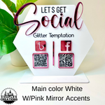 Acrylic social Sign